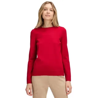 Betty Barclay Damen, Basic-Strickpullover mit Rundhalsausschnitt", 42, rot,