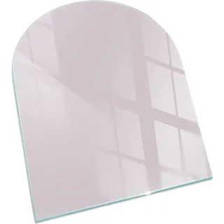 Farbe Hellviolett – Glasbodenplatte für – Kaminofen – Kaminplatte Glas – Schutzglas – Funkenschutzplatte –Glasbodenplatte Feuerfeste – Hitzeschutzplatte – Bodenschutz aus Glas – 80x70 cm
