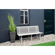 Bild von Gartenbank »Bank MANDALAY«, BxTxH: 60x150x82 cm, grau