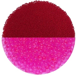 trendfinding 100 g wasserspeicherndes Deko Granulat Pink, Korngröße 1.5-2 mm, Dekoration für Blumen und Pflanzen, 10 Liter sehr ergiebig, vielseitig einsetzbar