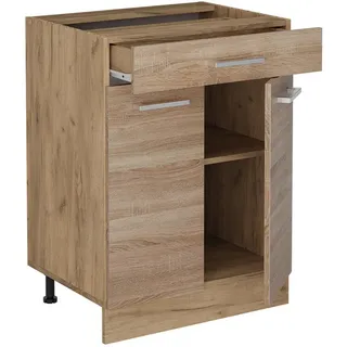Vicco Schubladenschrank R-Line 60 x 81,6 x 46 cm Braun