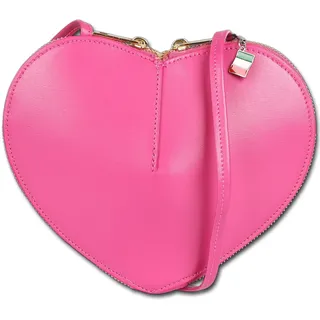 Florence Damen Umhängetasche Leder Herz tasche pink OTF846P2