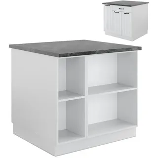 Vicco Kochinsel Fame-Line 90 x 82 x 60 cm Weiß