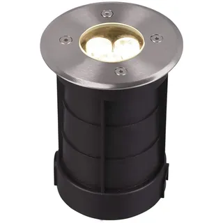 Trio Außenleuchte Edelstahl 14,0 cm inkl. 3 Watt LED Nickel