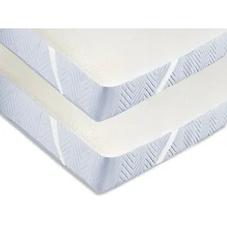 ZOLLNER Matratzenauflage 200 x 200 cm weiß