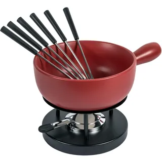 Kuhn Rikon Käsefondue Set Classic rot· Ø 23 cm, Fondue Set Rot