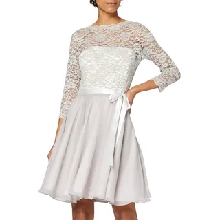 Swing Damen Kleid Fiona, 9216 silver cloud/silver, 38