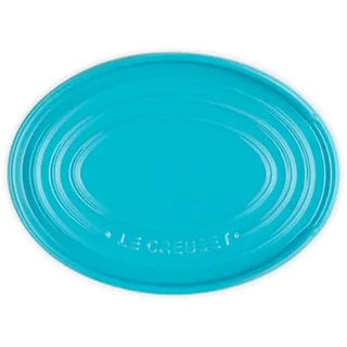 Le Creuset ovale Löffelablage aus Steinzeug, Karibik, 71507151700099