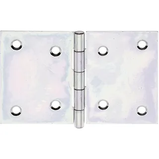 GAH Alberts 346515 Scharnier breit sendzimirverzinkt 80 x 120 x 1,5 mm