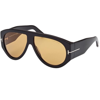 Tom Ford Sonnenbrillen BRONSON FT 1044 SHINY BLACK/BROWN 60/12/140 Herrenbrillen