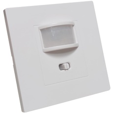 LED ATOMANT detektor Infrarot-Bewegungsmelder Einbau-Wandhalterung. Standardmaße für Einbaubox. Integrierter Lichtsensor, Kunststoff, 300 W, 1 Einheit, 10 x 8 x 8 cm