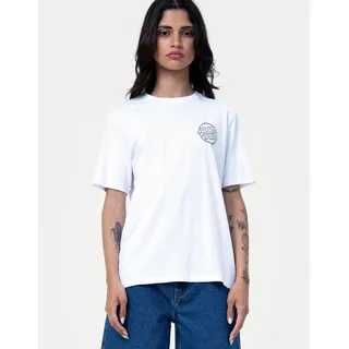 Santa Cruz T-Shirt "OFFSHORE DOT T-SHIRT", weiß