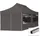 Faltpavillon 3 x 6 m inkl. 4 Seitenteile Dunkelgrau