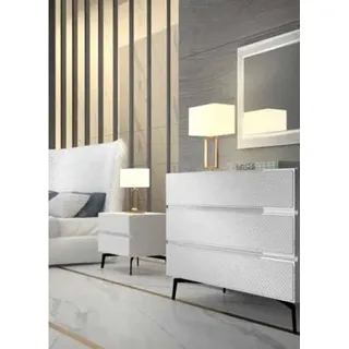 Modern Kommode Holz Sideboard Schrank Schränke Italienische Möbel Kommoden - Weiß