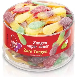 Red Band Zungen super sauer Fruchtgummi, 1x100 Stück