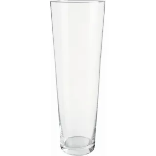 Ambia Home Vase , Klar , Glas , konisch , 50 cm , nur zu Dekorationszwecken, zum Stellen, Hotcut , Dekoration, Vasen, Glasvasen