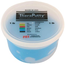 CanDo TheraPutty - Therapie-Knetmasse - 450 g - blau (schwer)