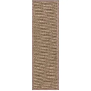 benuta Pure Sisalteppich Greta Grau 70x300 cm , Textil , Beton Optik , Rechteckig , 70x300 cm , Gots , für Fußbodenheizung geeignet , Teppiche und Böden, Teppiche