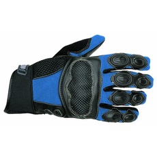 Nerve Race Handschuhe, Schwarz/Blau, S
