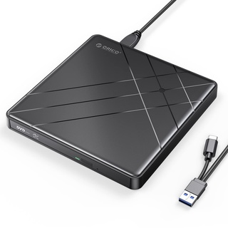 ORICO 100GB Externes Blu-ray Laufwerke, USB 3.0 Typ-C BD/DVD Laufwerk, Laufwerk für Laptop,Desktop,MacBook,Win11/10/8/7/XP, Linux,Mac OS,Vista(BRGU3-01)