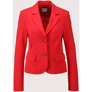 Jackenblazer MADELEINE "Blazer Kurzer Jersey-Blazer", Damen, Gr. 48, rot, Obermaterial: 65% Viskose CV. 30% Polyamid PA. 5% Elasthan EL., Modern, normal, Blazer Jackenblazer
