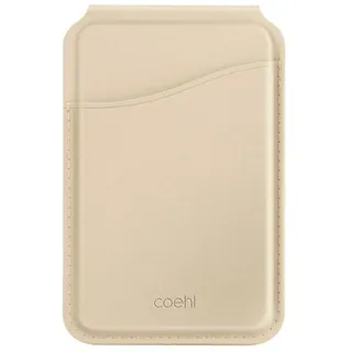 Uniq Coehl Esme Magnetische Brieftasche mit Spiegel und Halterung Creme/Creme