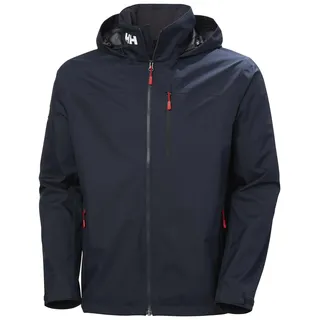 HELLY HANSEN Crew Hooded Jacket, 2.0, Navy, M