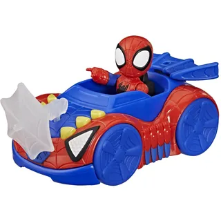 Marvel Spidey Web-Flitzer Spielzeugauto mit Action-Figur (7,6 cm)
