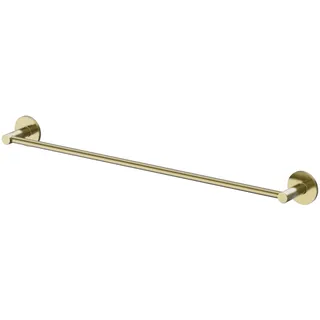Lenz Badetuchhalter Juna in Gold – Länge 60 cm – Wandmontage – Zum Bohren oder Kleben – Optimal für große Duschhandtücher – Hochwertige Verarbeitung mit Anti-Fingerabdruck Oberfläche – 4167541