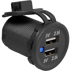Bild ProPlus USB Doppel-Einbausteckdose 2x2100mA 12 - 24 V/DC