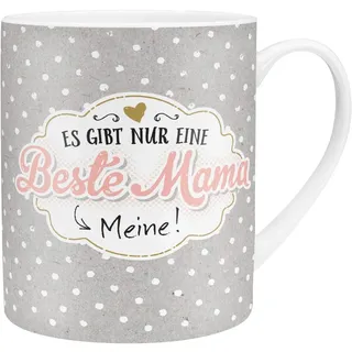 H:) PPY life XL-Tasse Motiv "Mama" | Große Kaffeetasse aus Porzellan, Jumbo-Becher, 60 cl, mit lustigem Spruch | Geschenk Mama, Muttertagsgeschenk | 45762