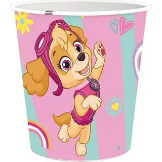 Mülleimer Paw Patrol 5L, 21Cm Durchmesser, Kunststoff, Rosa - Rosa