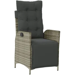 vidaXL Gartensessel 58 x 69 x 108 cm grau