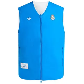 Adidas Real Madrid Terrace Icons Weste - Bluebird / White - 2XL