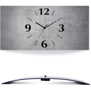 ARTland Wanduhr 60 cm Quarz grau