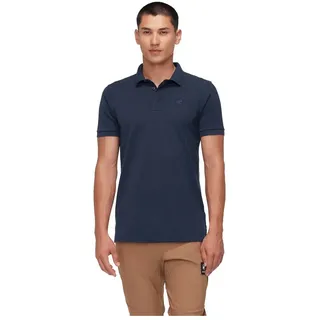 Mammut Logo Kurzarm-poloshirt - Marine - S