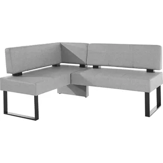 OTTO home "Oliver mit Metallgestell, Küchenbank", verschiedene Bezüge Cord Esszimmerbank OTTOs Choice, hellgrau (capulet 4003), schwarz),