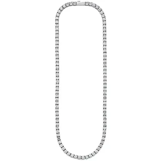 Bruno Banani Schmuck Geschenk Tenniskette Edelstahl Weiß