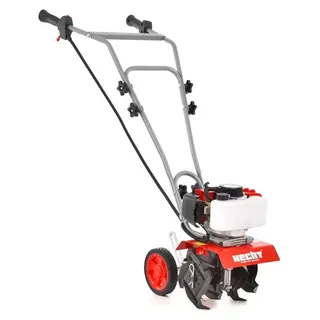 HECHT 752 Motorhacke Benzin | 25 cm Arbeitsbreite | 19,5 cm Arbeitstiefe | 2 PS | 2 Takt | 51,7cm3 | 16 Messer