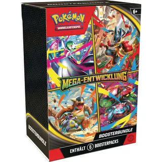 Pokémon Boosterbundle Mega-Entwicklung (6 Boosterpacks)