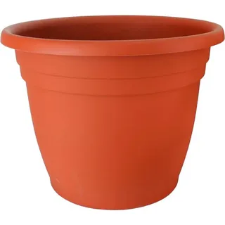 Blumentopf ICS THEA, 55x37 cm, Terracotta-Farbe, Kunststoff