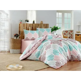 l'essentiel linge de maison Begonvilla EPJ6143 Türkis 135 x 200 cm + 40 x 80 cm