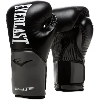 EVERLAST Unisex Erwachsene Boxhandschuhe Pro Style Elite Glove Handschuhe Schwarz / Grau 8oz