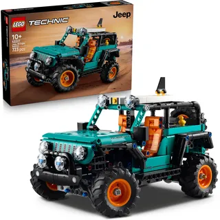LEGO Technic Jeep Wrangler Rubicon Geländewagen - Off-Road Spielzeug Fahrzeug Modellbau mit V6-Motor, Lenkung & Federung - STEM Geburtstagsgeschenk für Jungen ab 10 Jahren - 42227