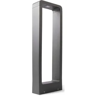 Paco Home Outdoor Außenlampe Deko Garten Wegeleuchte Pollerleuchte Gartenhaus IP54 - Grau