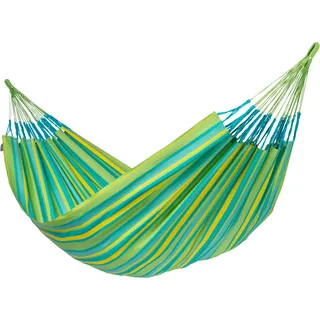 La Siesta Hängematte Kingsize 400 x 180 cm Gelb/Grün/Türkis