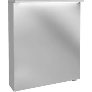 Fackelmann Spiegelschrank OXFORD Weiß 60,2 cm mit Softclose Türen