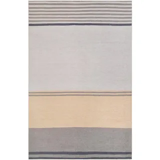 Esprit Flachwebeteppich , Braun, Grau, Orange , Textil , Streifen , rechteckig , 130x190 cm , Hohenstein, Oeko-Tex® Standard 100 , für Fußbodenheizung geeignet, in verschiedenen Größen erhältlich, für Hausstauballergiker geeignet, stuhlrollengeeignet, pflegeleicht, strapazierfähig, leicht zusammenrollbar , Teppiche und Böden, Teppiche, Webteppiche