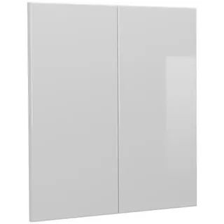Vicco Küchenfront R-Line Weiß Hochglanz 59.2 x 59 cm Möbelfront für den Hängeschrank , Holzwerkstoff , Rechteckig , 59.2x59x1.6 cm , Küchen, Küchenmöbel, Küchenschränke, Küchenoberschränke