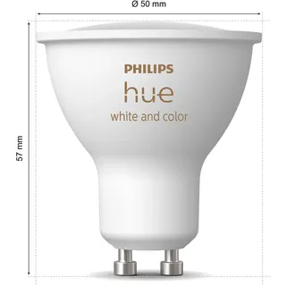 Philips Hue Starter Set White & Col. Amb. GU10 3x350lm & Dimmschalter